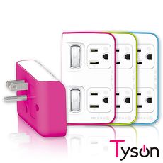 Tyson太順電業 TS-122B 2切2座 3P便利型 節能小壁插