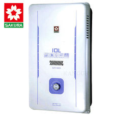 櫻花牌 GH1005 一般公寓用10L屋外型熱水器桶裝瓦斯