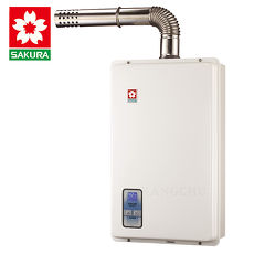 櫻花牌 SH-1333 數位恆溫13L強制排氣熱水器