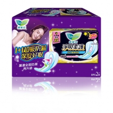 蕾妮亞 淨吸柔護 特長夜用 衛生棉 35cm(8片x2包)/組(9928)