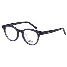 CHLOE 復古 圓框 光學眼鏡(藍色)CE2680A-424