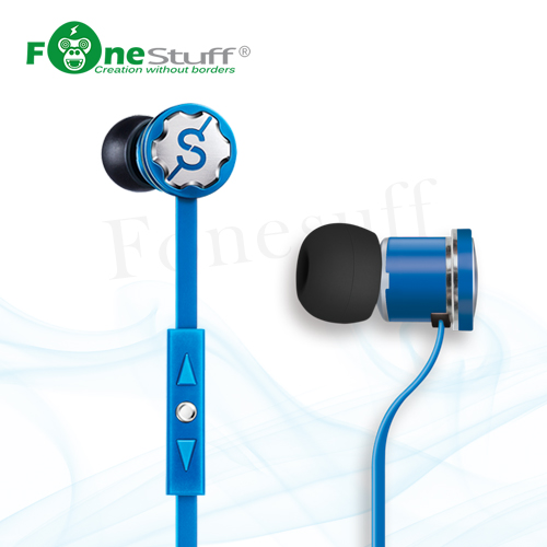 Fonestuff Fits 重低音抗噪耳塞式耳機(藍)