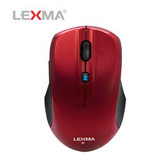 LEXMA M820R無線藍光滑鼠-紅