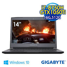 預購GIGABYTE技嘉 AERO14K V8 14吋 i7-8750H GTX1050Ti WIN10 電競筆電