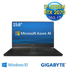 GIGABYTE 技嘉 AERO 15-X9-2K875H16GE10W10 15.6吋 電競筆電(i7-8750H /16G/1T/RTX 2070-8G/WIN 10)