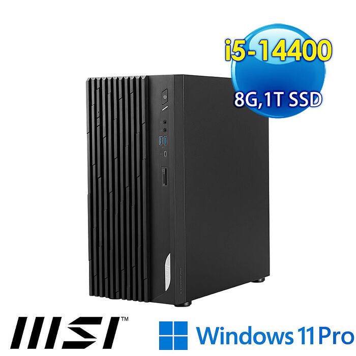 msi微星 PRO DP180 14-274TW 桌上型電腦 (i5-14400/8G/1T SSD/Win11Pro)
