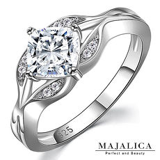 925純銀戒指 Majalica「耀眼之最」不易掉鑽 鋯石 附保證卡 PR6007美圍#7