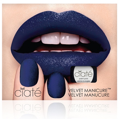 【英國Ciate夏緹】Velvet Manicure Set天鵝絨指甲油組合-Blue Suede深藍絨毛