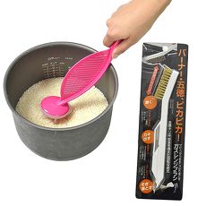 【特惠組】日本AISEN瓦斯爐鋼刷(附小尖錐)+洗米器