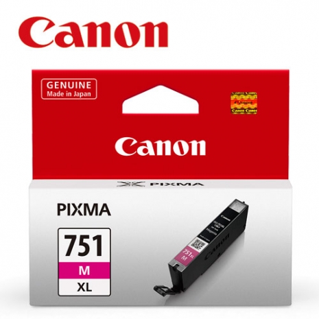 CANON CLI-751XL-M 原廠紅色XL墨水匣
