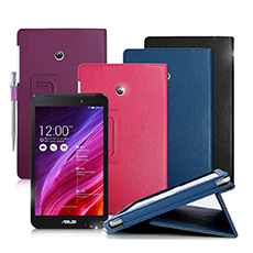 ASUS Fonepad 7 FE170CG 支架磁扣荔枝紋 書本式保護套