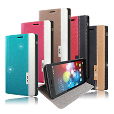 【VXTRA】富可視 InFocus M510 韓系潮流 磁力側翻皮套