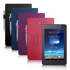 ASUS Fonepad 7 ME373 / ME373CG 支架磁扣荔枝紋 書本式保護套