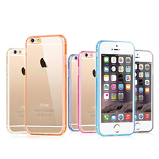 VXTRA iPhone6 Plus 5.5吋 超薄清透 雙料太空殼保護套坎波爾粉