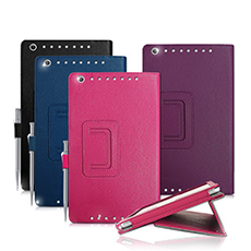 ASUS MeMO Pad 8 / ME581CL 經典商務書本式 磁扣支架保護套