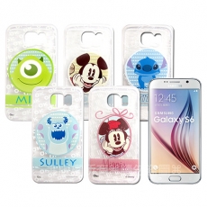 迪士尼授權正版 Samsung Galaxy S6 G9200 徽章系列透明彩繪軟式保護殼 手機殼徽章系列毛怪