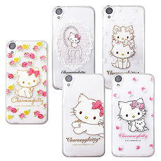 三麗鷗授權正版 Charmmy Kitty 波斯貓恰咪 HTC Desire 820 D820u 透明軟式保護套 手機殼甜蜜友誼