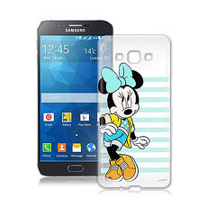 迪士尼授權正版 Samsung Galaxy A8 街頭系列透明軟式手機殼(俏米妮)