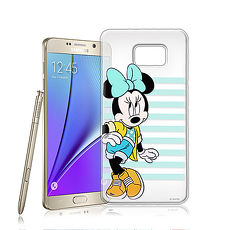 迪士尼授權正版 Samsung Galaxy Note 5 街頭系列透明軟式手機殼(俏米妮)