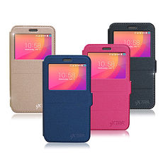 VXTRA InFocus 富可視 M370/M372 可共用經典金莎紋 商務視窗皮套