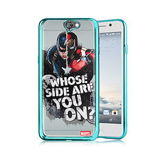 MARVEL漫威 HTC One A9 美國隊長3 彩繪電鍍保護軟套 (英雄內戰)