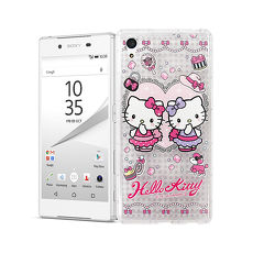 三麗鷗授權正版 Hello Kitty貓 SONY Xperia Z5 夢幻氣泡空壓防震殼(Twins)
