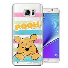 迪士尼授權正版 Samsung Galaxy S7 edge 5.5吋 大頭招呼系列軟式手機殼(維尼)