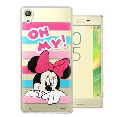 迪士尼授權正版 SONY Xperia X Performance / PP10 大頭招呼系列軟式手機殼(米妮)