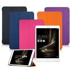 VXTRA ASUS ZenPad 3S 10 Z500M 9.7吋 經典皮紋超薄三折保護套 華碩平板專用