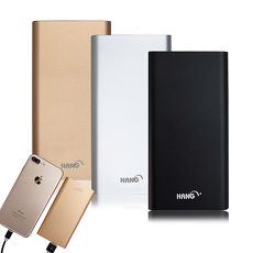 HANG 13000mAh流線感輕薄機 iPhone/microUSB 雙輸入行動電源 IOS