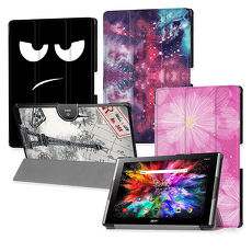 VXTRA ACER Iconia Tab 10 A3-A50 文創彩繪 隱形磁力皮套 宏碁平板保護套