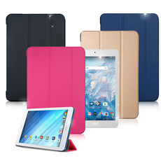 VXTRA ACER Iconia One 8 B1-860A/B1-850 可共用 經典皮紋三折保護套 宏碁 平板皮套