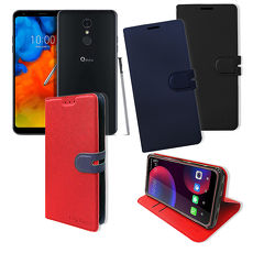 CITY都會風 LG Q Stylus+ (Q710) 插卡立架磁力手機皮套 有吊飾孔