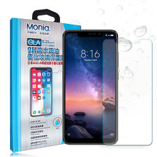 MONIA 紅米 Note 6 Pro 日本頂級疏水疏油9H鋼化玻璃膜 玻璃保護貼(非完全滿版)