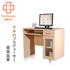 【Sato】PURE三宅單抽單門工作桌櫃組‧幅88cm