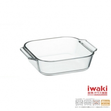 【iwaki】玻璃微波烤箱盤 340ml