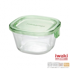 【iwaki】玻璃微波盒 800ml(粉)