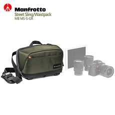 Manfrotto 街頭玩家微單眼斜肩包 Street CSC Sling Bag D11-MAN-MBMS-S-GR