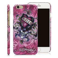 Ed Hardy 【 iPhone 6/6s 】暗黑LKS粉 經典圖騰 保護殼 硬殼 背蓋