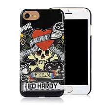 Ed Hardy 【 iPhone 7PLUS/8PLUS 】5.5吋 影視骷髏 經典圖騰 亮面 保護殼 硬殼 背蓋