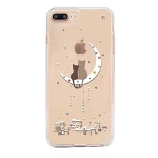 apbs x Mb 專屬款【 iPhone XR 】6.1吋 施華洛世奇 清透 減震 雙料 鑽殼 相愛貓咪