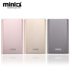 miniQ Coherer 10000 雙USB輸出行動電源銀灰色