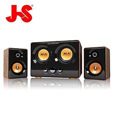 JS 淇譽電子-震天雷 雙低音全木質多媒體喇叭 JY3241