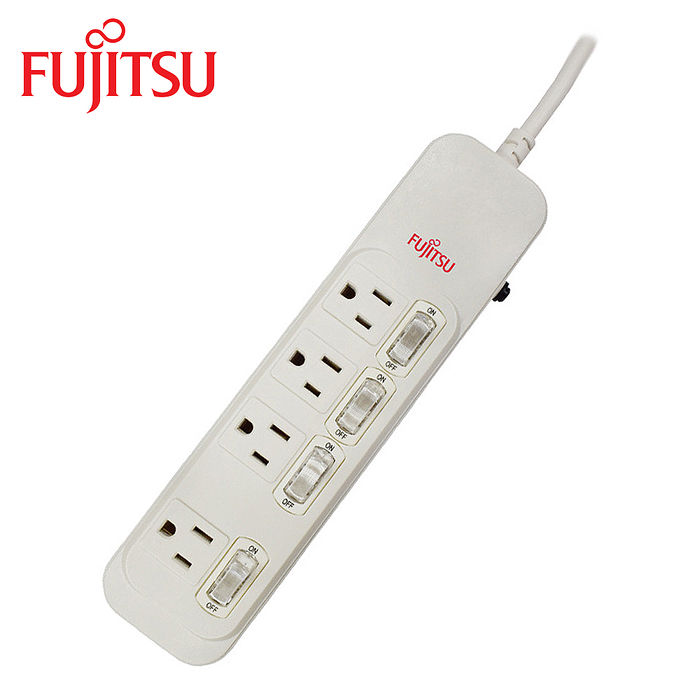 Fujitsu富士通 3PIN4座4切電源轉接線 PE4T220-A-1