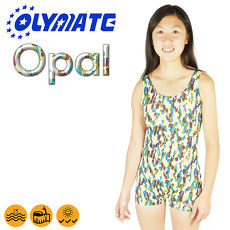 OLYMATE Opal 休閒版女性四角泳裝2XL