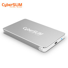 CyberSLIM S25U31 外接盒 銀色 + 480G 固態硬碟 7mm Type-C USB3.1