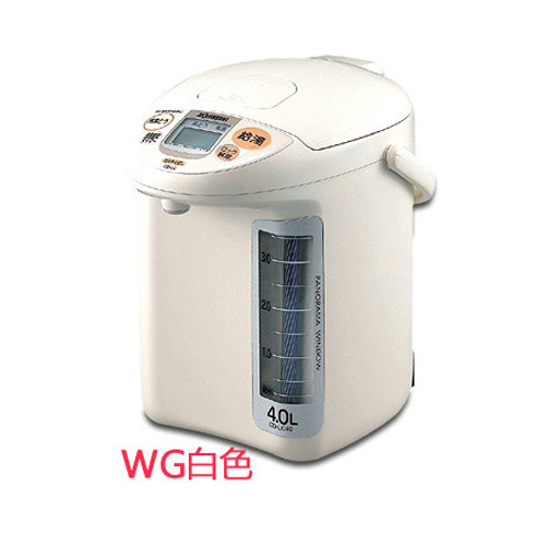 象印微電腦電動熱水瓶4公升CD-LGF40(WG白)