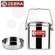 【ZEBRA斑馬】2.0L新型SUS304不鏽鋼提鍋_14cm