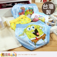 魔法Baby~台灣製造海綿寶寶男童三角內褲(4件組)~K38941xL