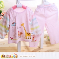 魔法Baby~嬰幼兒居家套裝 睡衣 輕質涼爽套裝~K40227